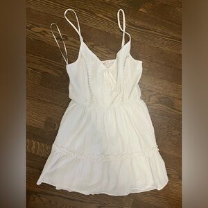 White baby doll dress